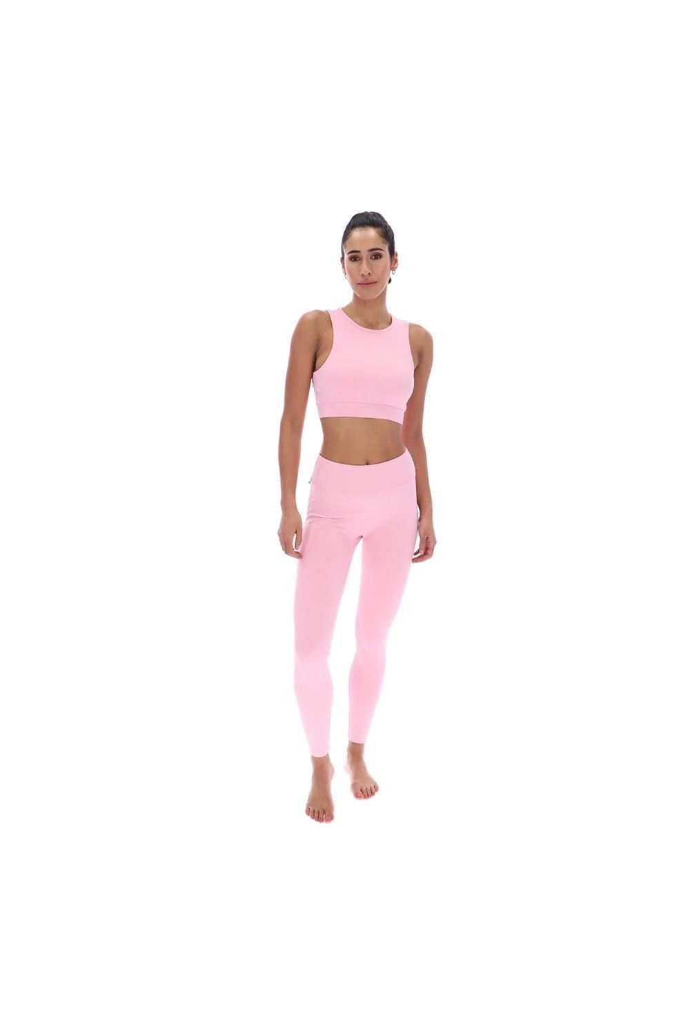 Ted Baker Ted Baker Women's Aria Ruffle Yoga Bra in Pale Pink - 4