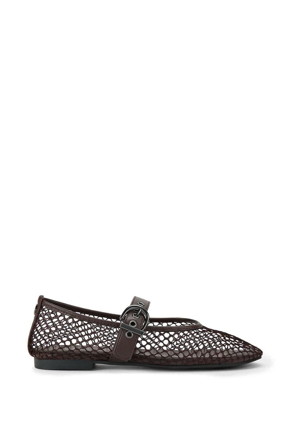 KG Kurt Geiger KG Kurt Geiger Women's 'Nico Woven' Fabric Flats in Brown