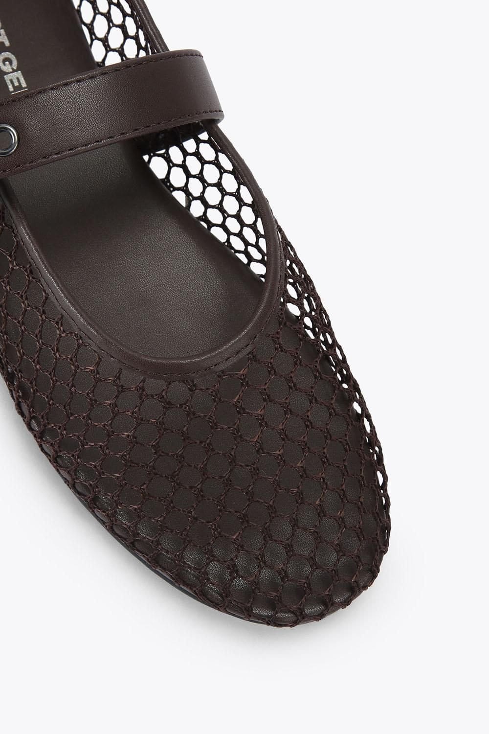 KG Kurt Geiger KG Kurt Geiger Women's 'Nico Woven' Fabric Flats in Brown - 4