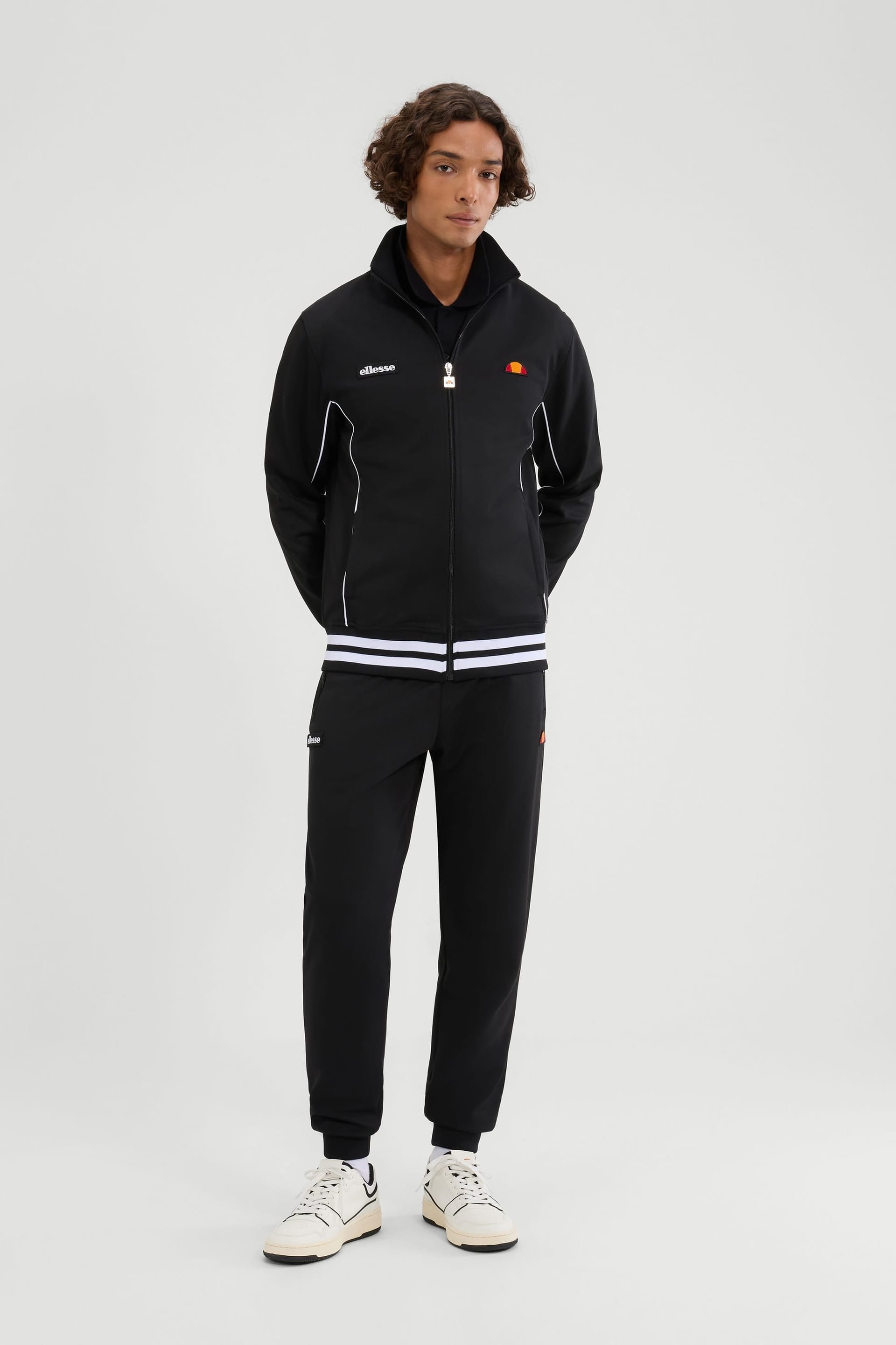 Ellesse Ellesse Men's Milan Track Jacket in Black - 4