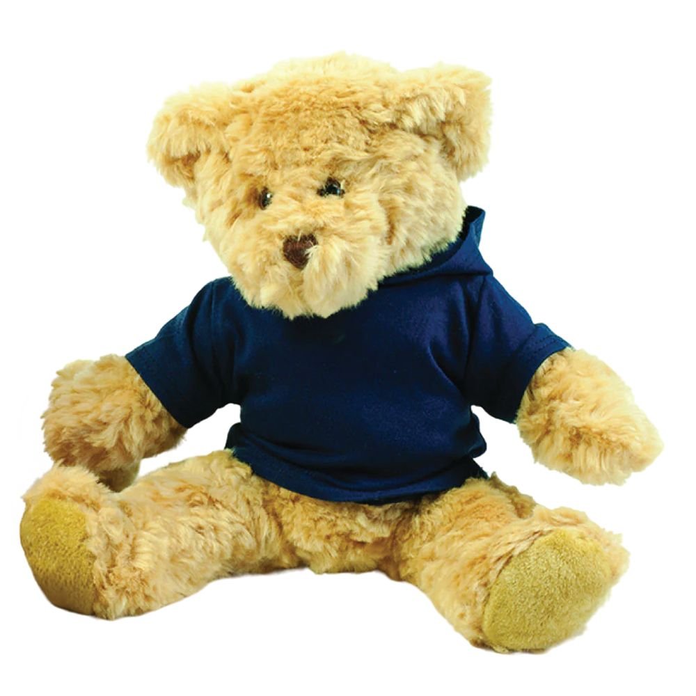 Mumbles Mumbles Men's Hooded Teddy T-shirt in Navy - 2