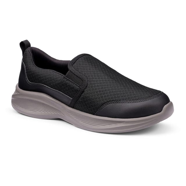 Hotter Hotter Men's 'Striker' Trainers in Black - 2