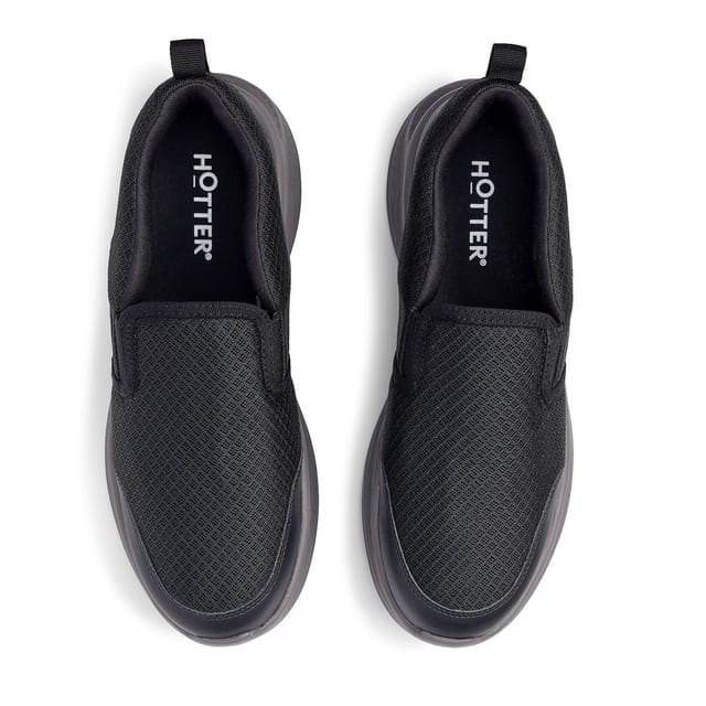 Hotter Hotter Men's 'Striker' Trainers in Black - 3