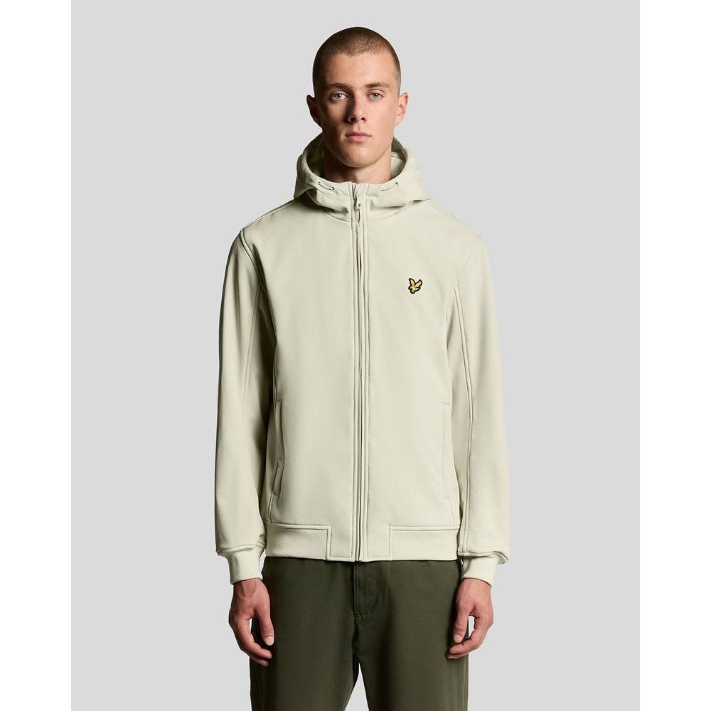 Lyle & Scott Lyle & Scott Men's Fleece Soft Shell Jacket in Ecru - 2