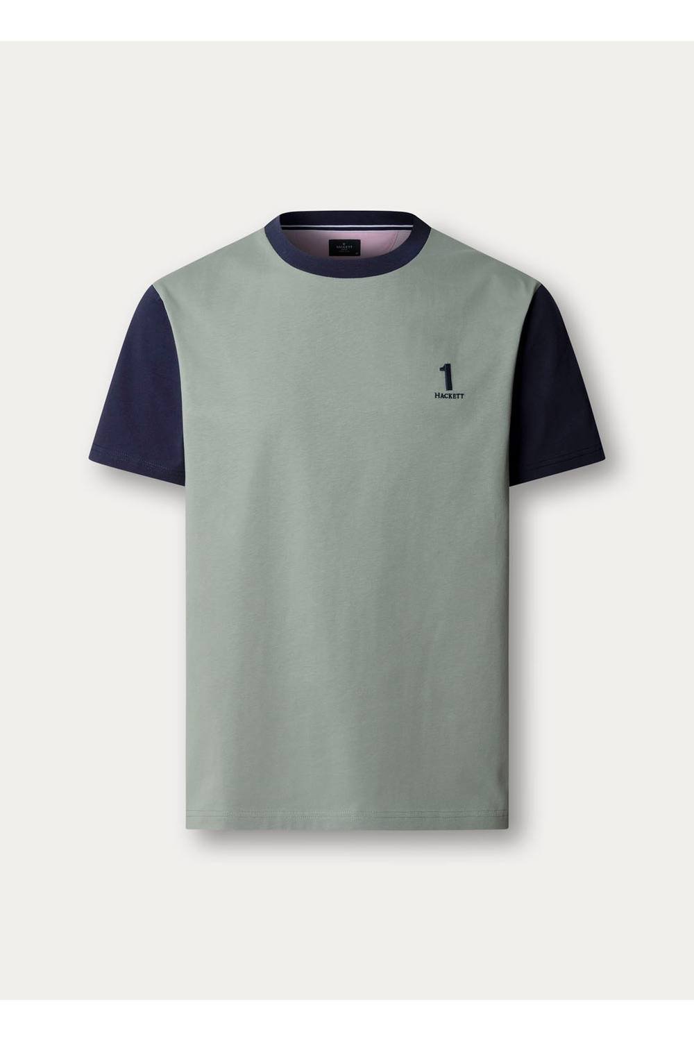 Hackett Hackett Men's Heritage Multi T-Shirt Green - 2