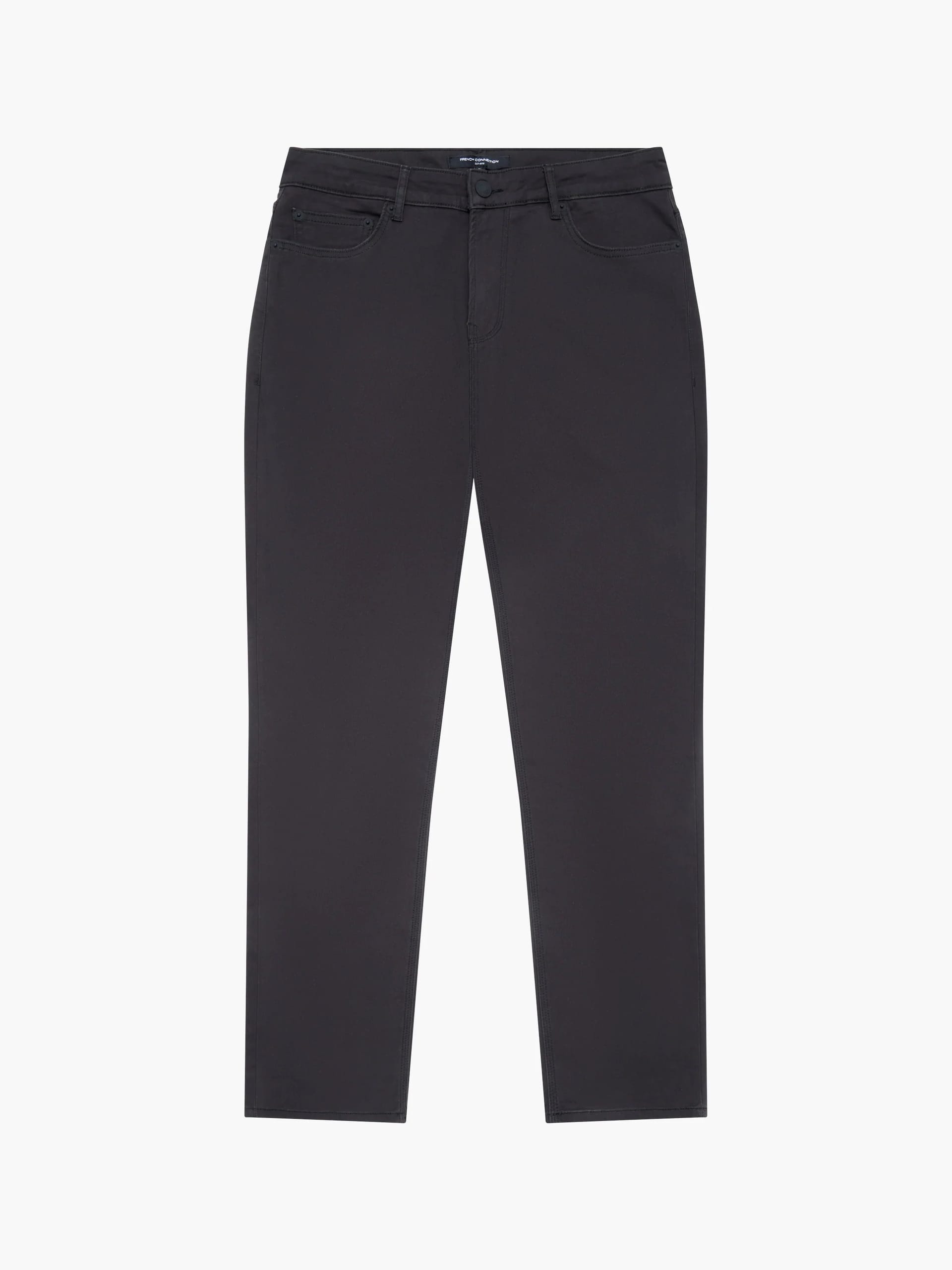 French Connection Black Cotton Stretch 5 Pocket Jeans