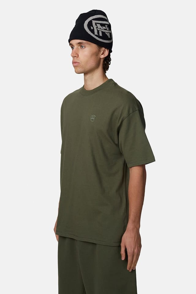 Good For Nothing Good For Nothing Men's Relaxed Monogram Tee in Green - 3