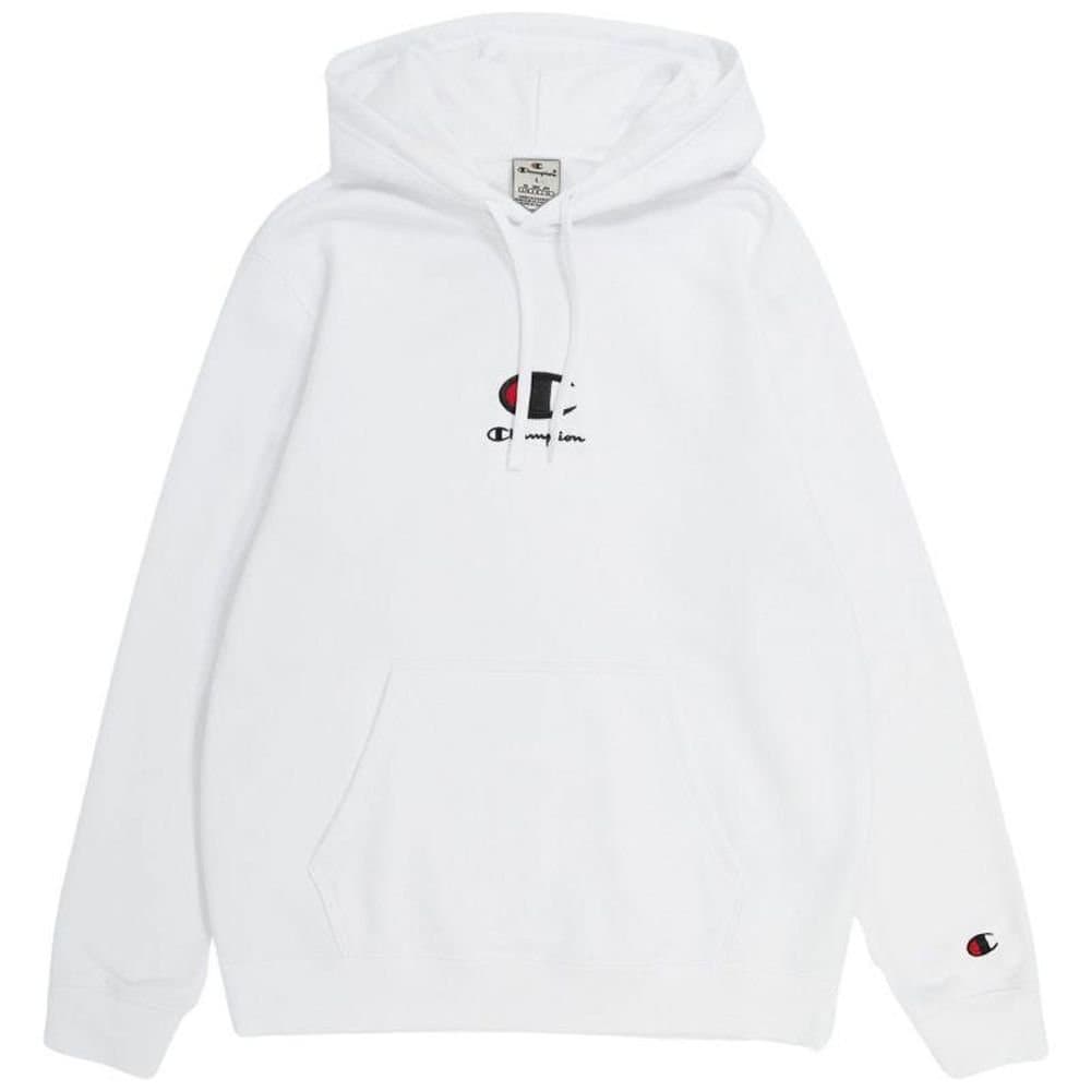 Champion Champion Men's Chest Logo Hoodie in White