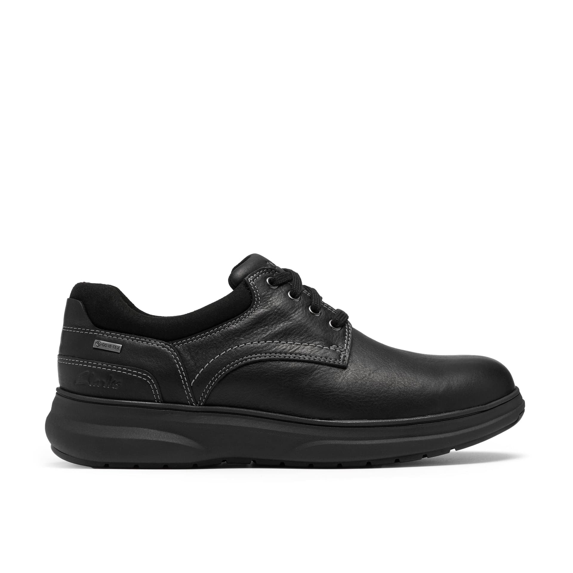 Clarks Clarks Men's Mullan OXGTX Black Leather