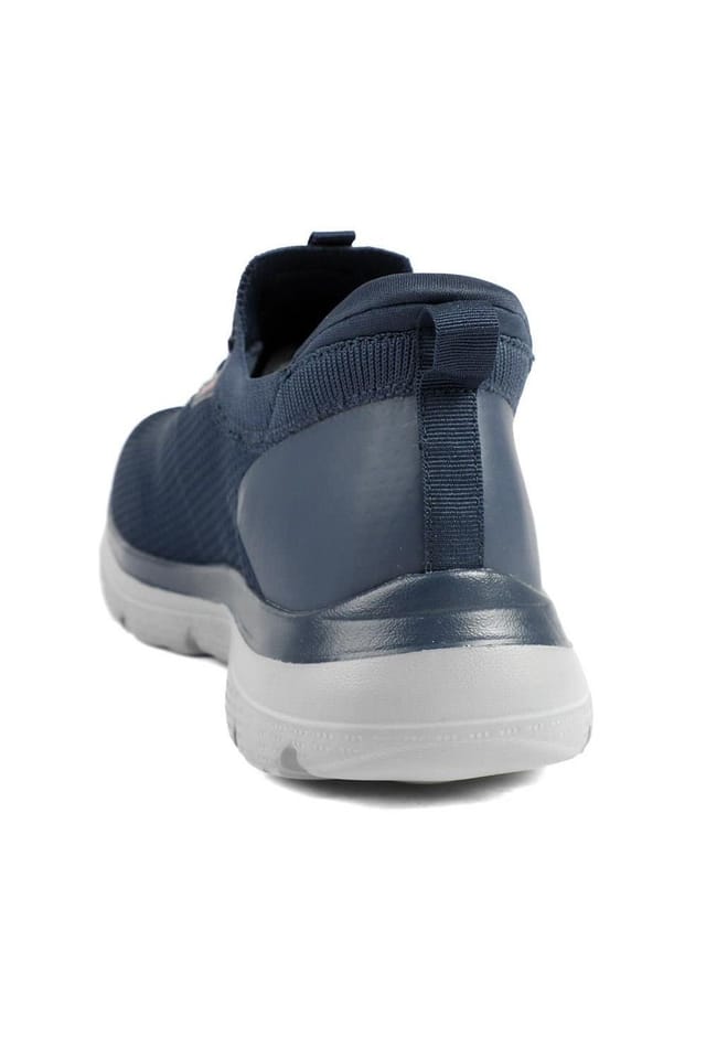 Pavers Pavers Men's Easy Step In Wide Fit Memory Foam Lace Up Trainers in Navy - 3