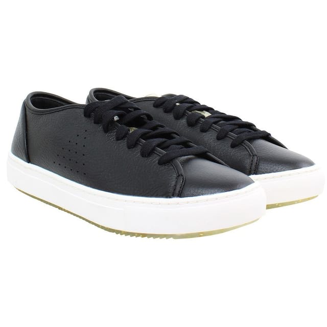 Le Coq Sportif Le Coq Sportif Women's Jane Lace-Up Black Smooth Leather Trainers - 2
