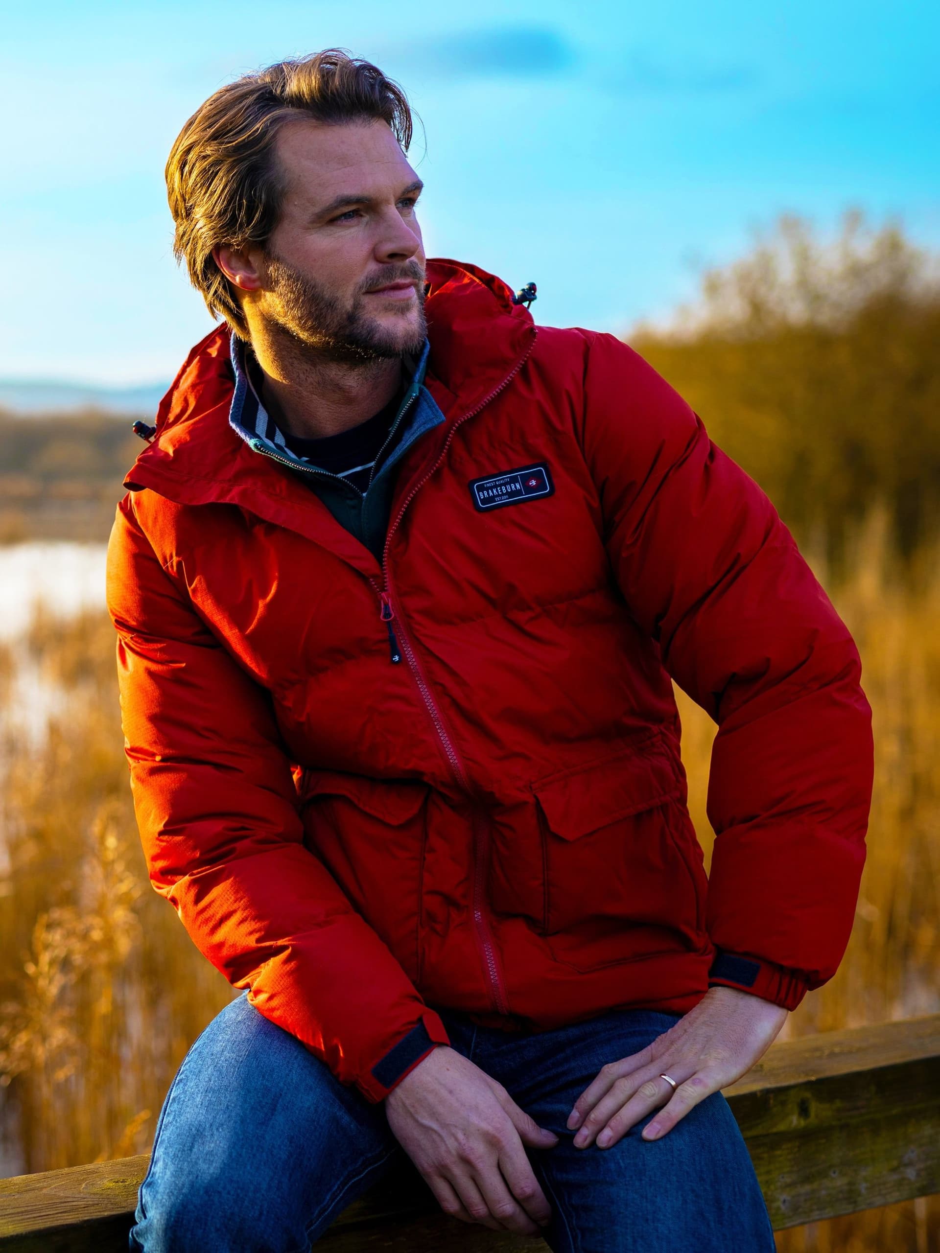Brakeburn Brakeburn Men's Landcross Jacket in Red
