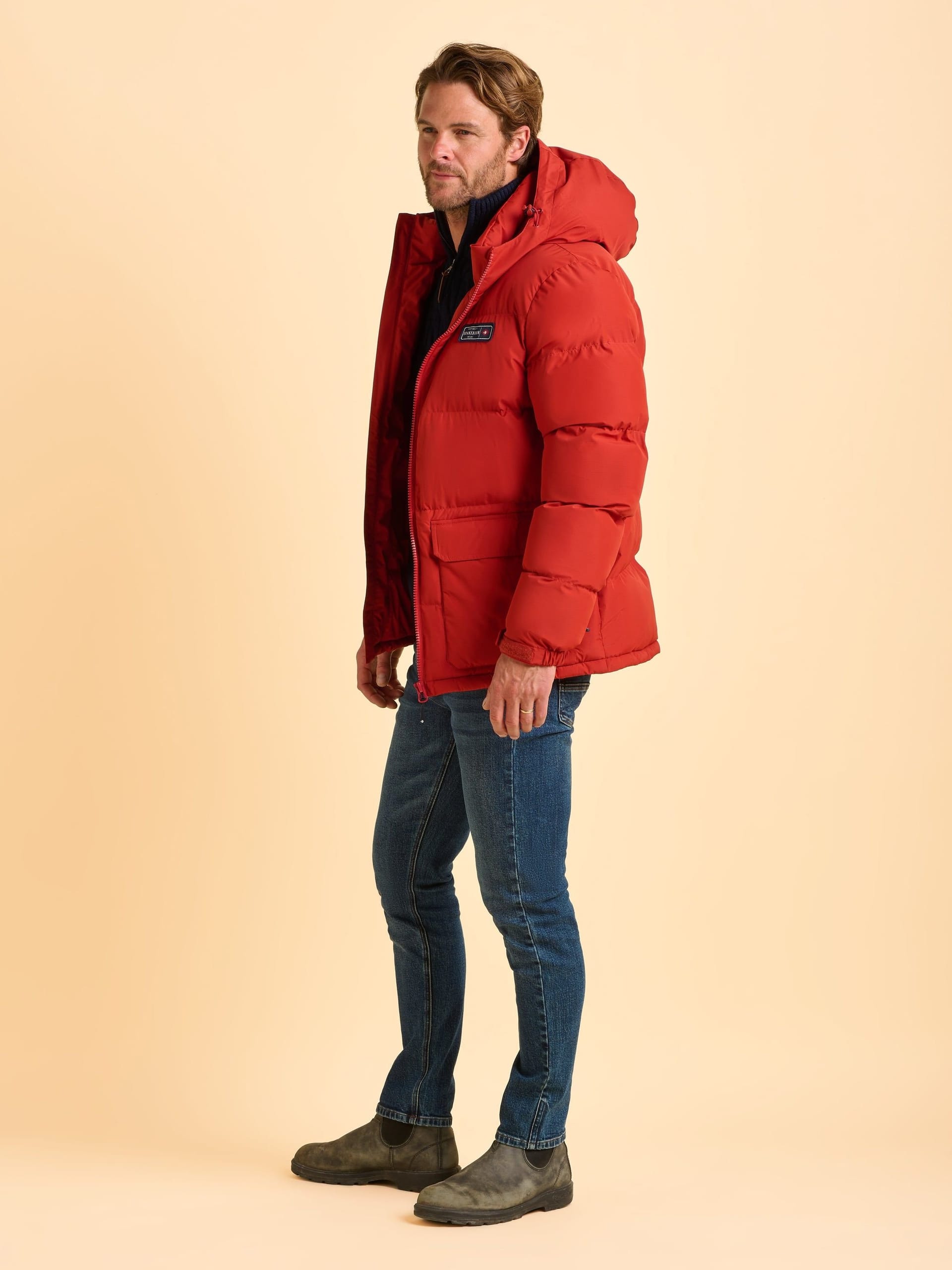 Brakeburn Brakeburn Men's Landcross Jacket in Red - 4
