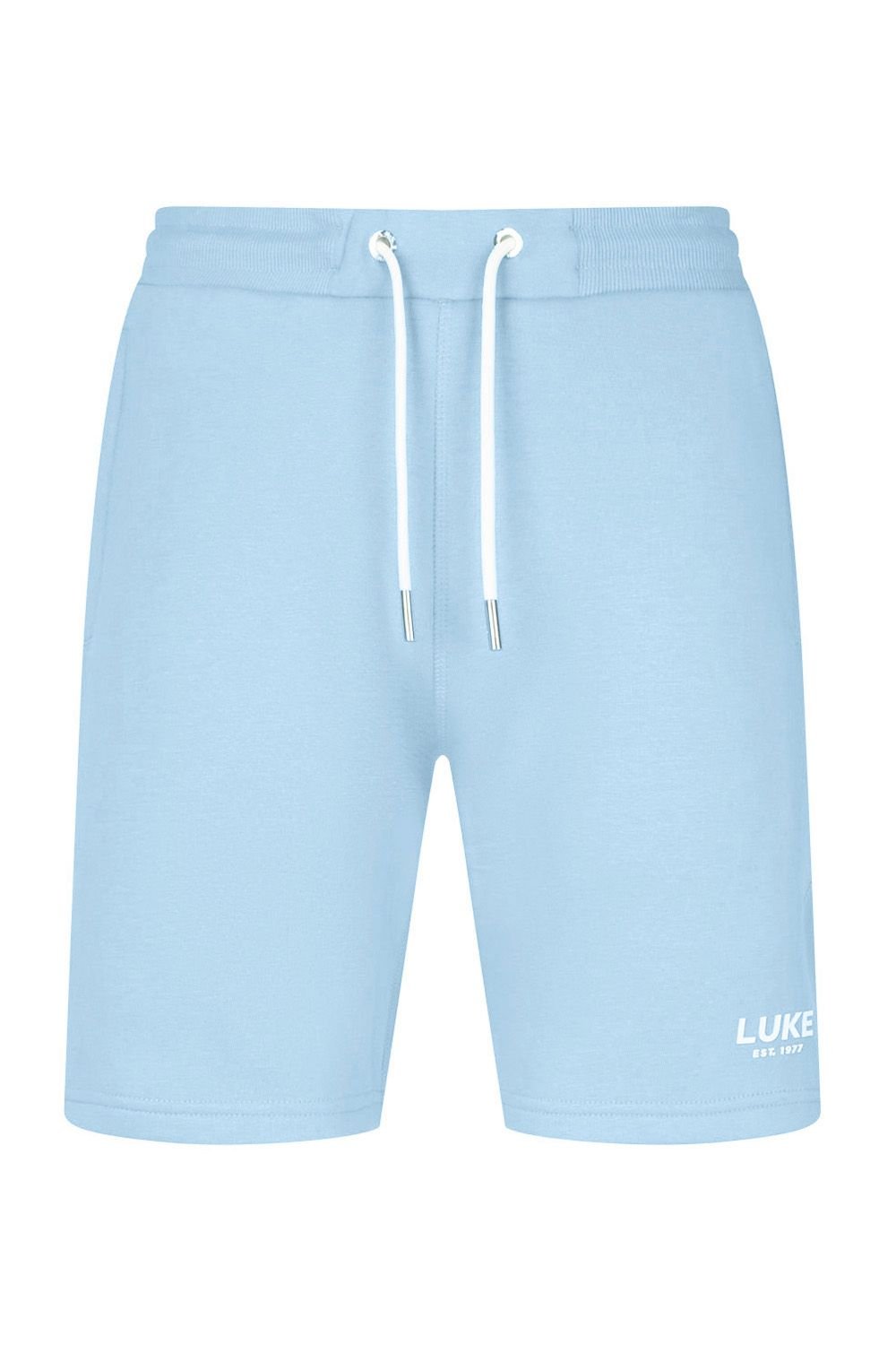 Luke 1977 Luke 1977 Men's Staggering Sweat Shorts in Light Blue - 4