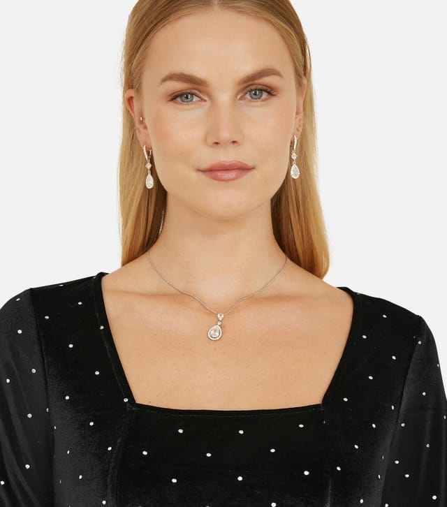 Yumi Women's Black Polka Dot A-line Mini Dress Yumi New Look - 3