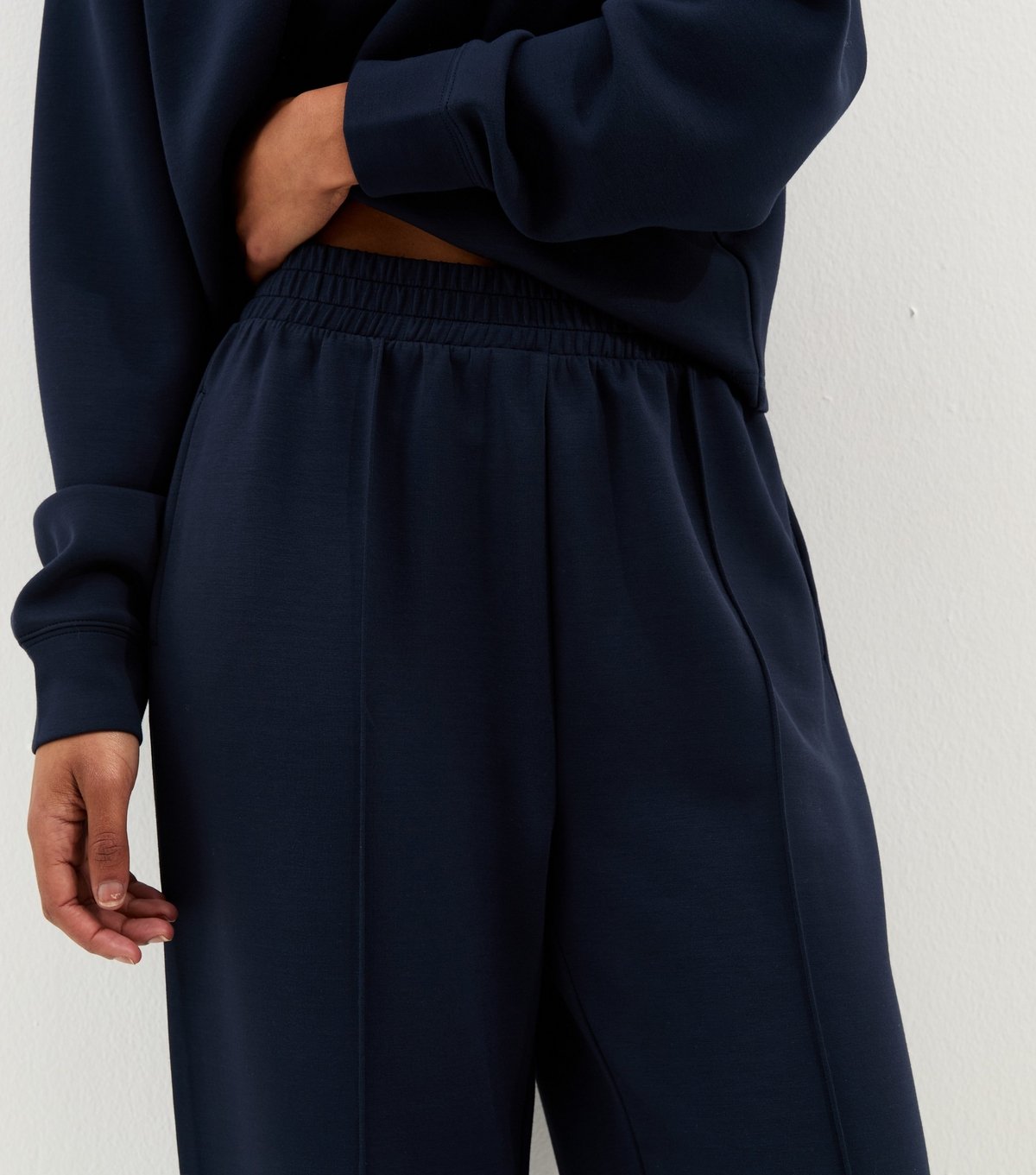 New Look Women's Premium Navy Jersey Joggers New Look - 2