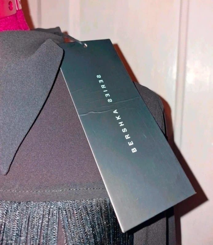 Bershka Bershka Black Sheer Tassel/Fringe Blouse - Brand New with Tags alternative festival