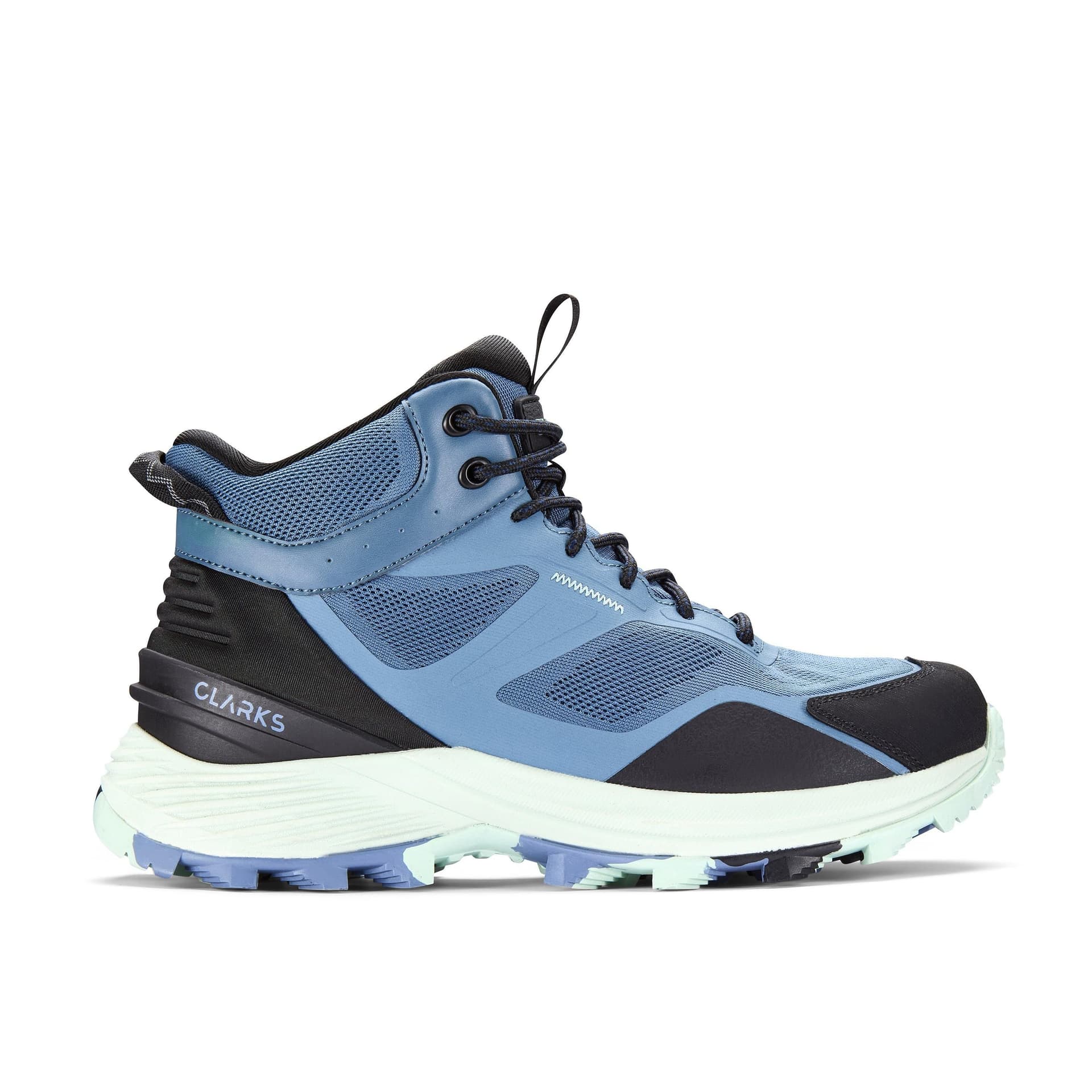 Clarks Clarks Women's Navy Blue Hiking Boots, Lace-Up, Waterproof