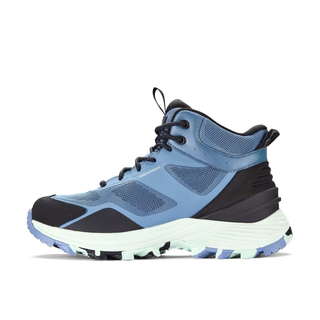 Clarks Clarks Women's Laila Hi Waterproof Navy Combination Ankle Boots, Lace Up, Walking in Blue - 2