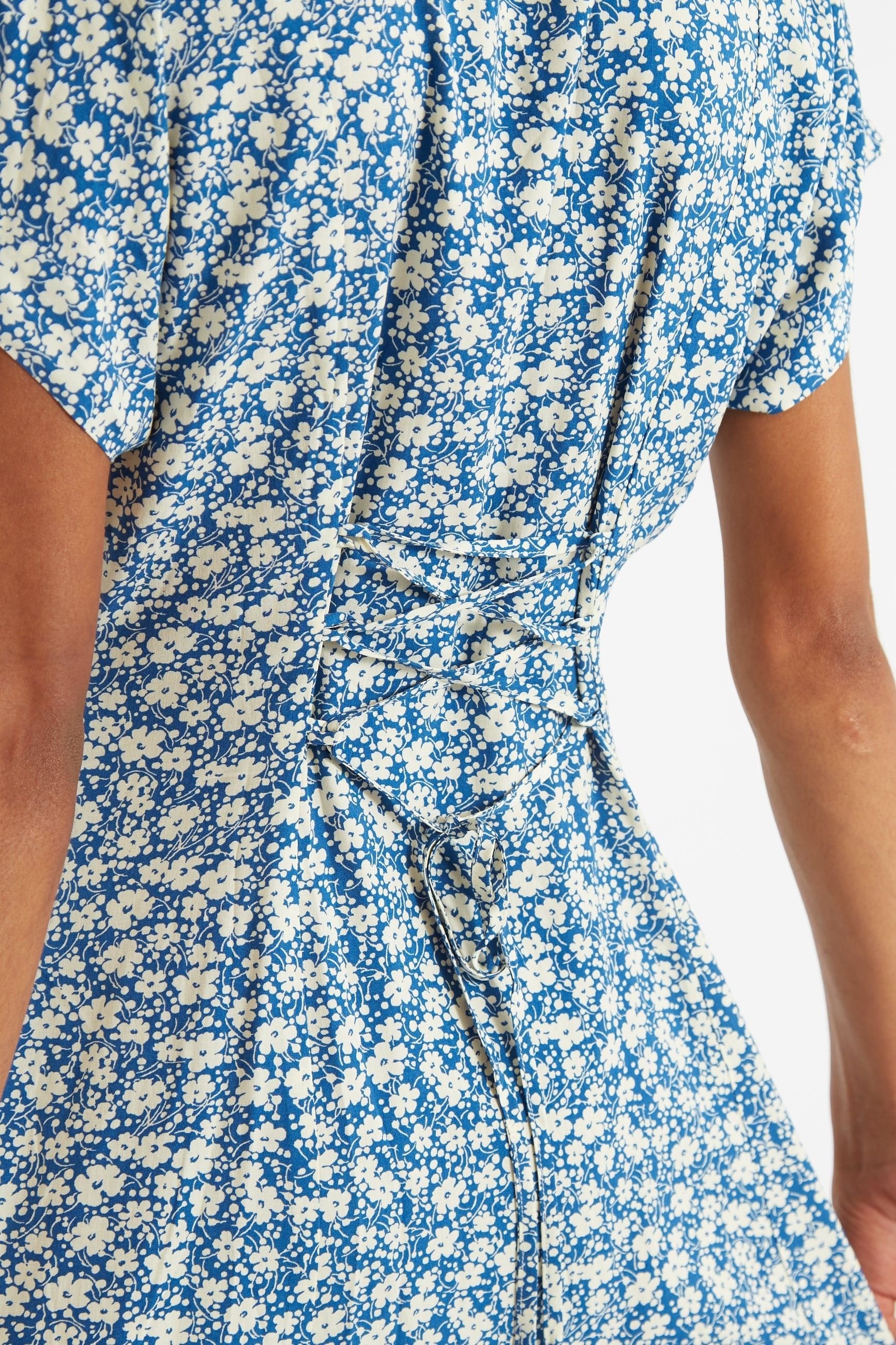 Louche Louche Women's Prudence Periwinkle Mini Shirt Dress in Blue - 3