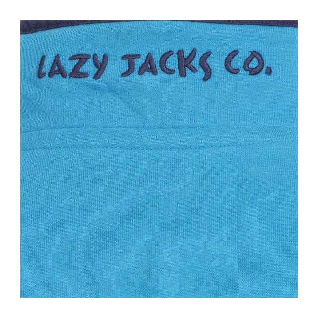 Lazy Jacks Lazy Jacks Women's Quarter Zip Sweatshirt in Turquoise - 3