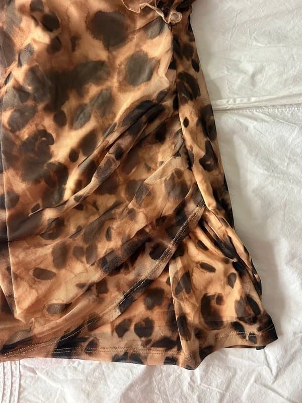Bershka bershka leopard print dress
