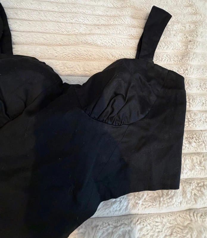 ASOS Black corset top