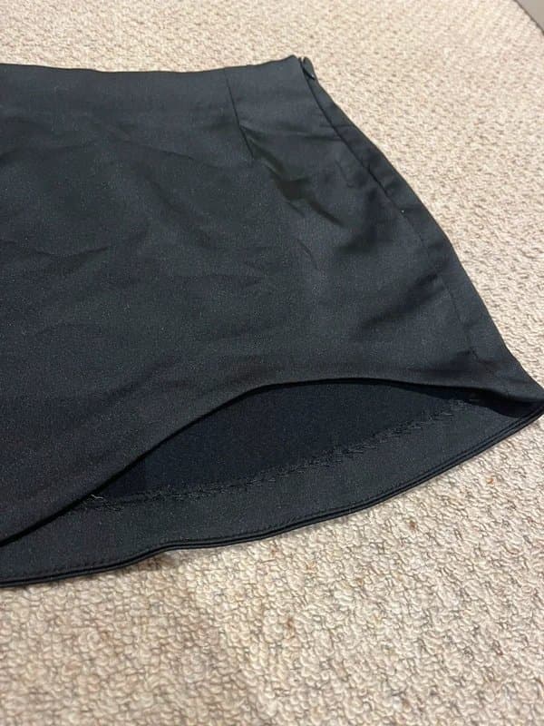 Bershka Bershka black satin skirt