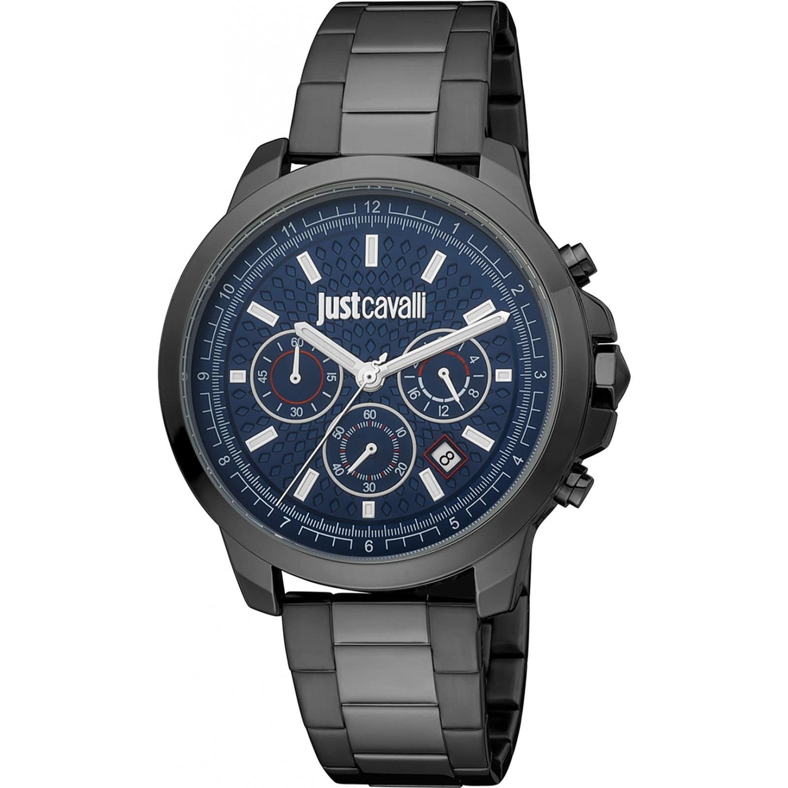 Just Cavalli Just Cavalli Men's JC1G178M0075 44mm Quartz Watch in Black