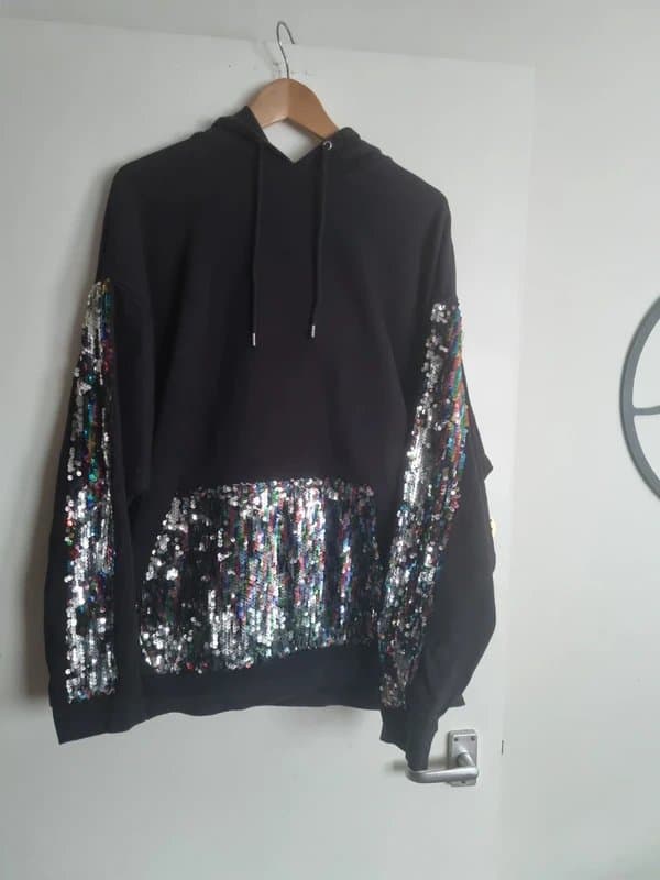ASOS Sequin detailed hoodie.