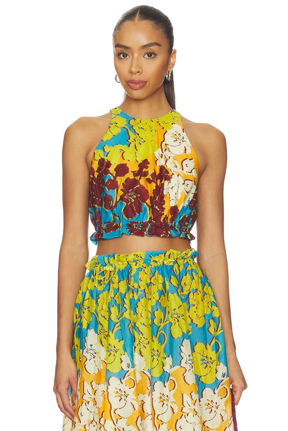 revolve Splice Crop Top