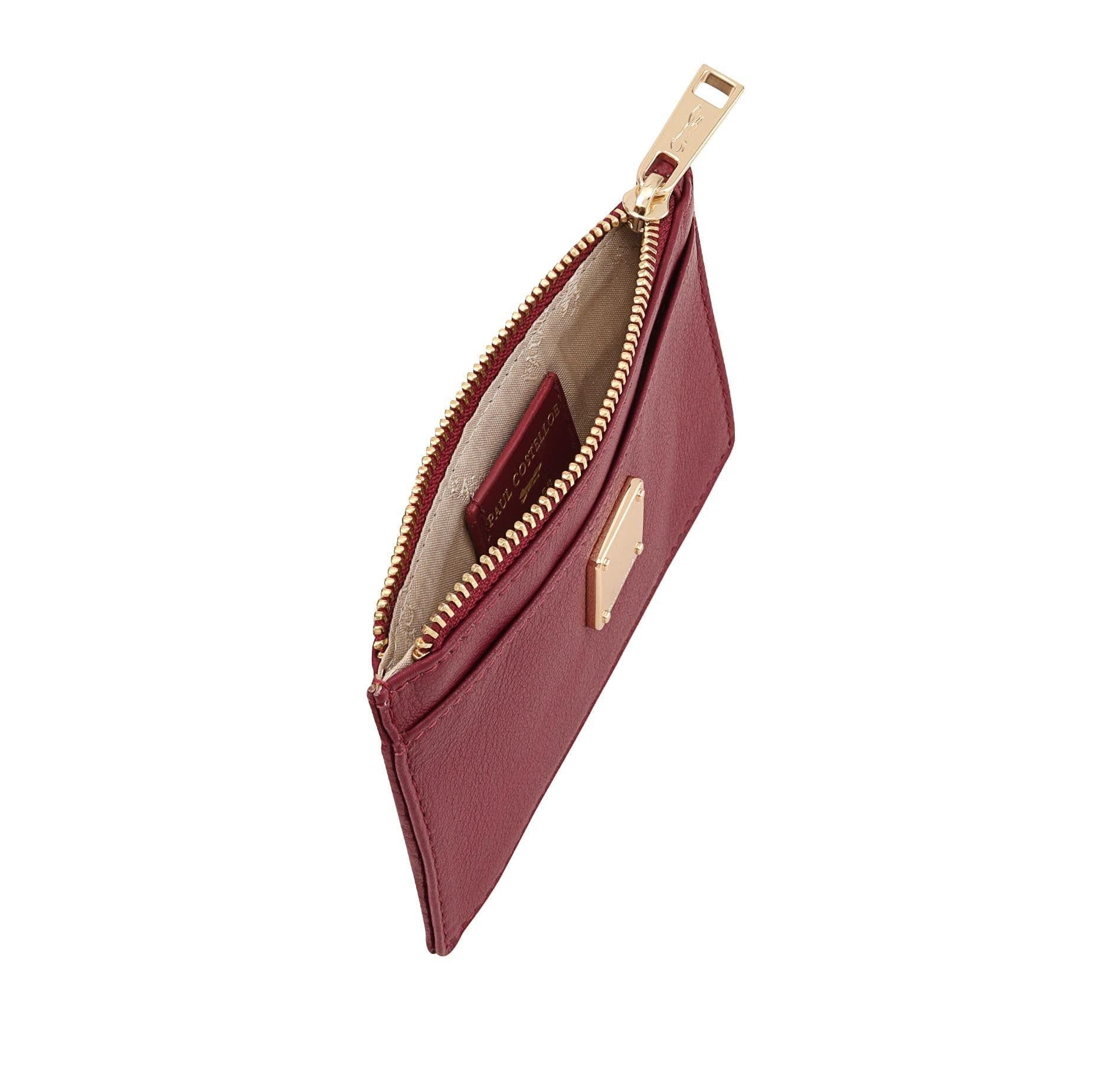 Paul Costelloe Paul Costelloe Women's Gorizia Card Holder in Plum - 4