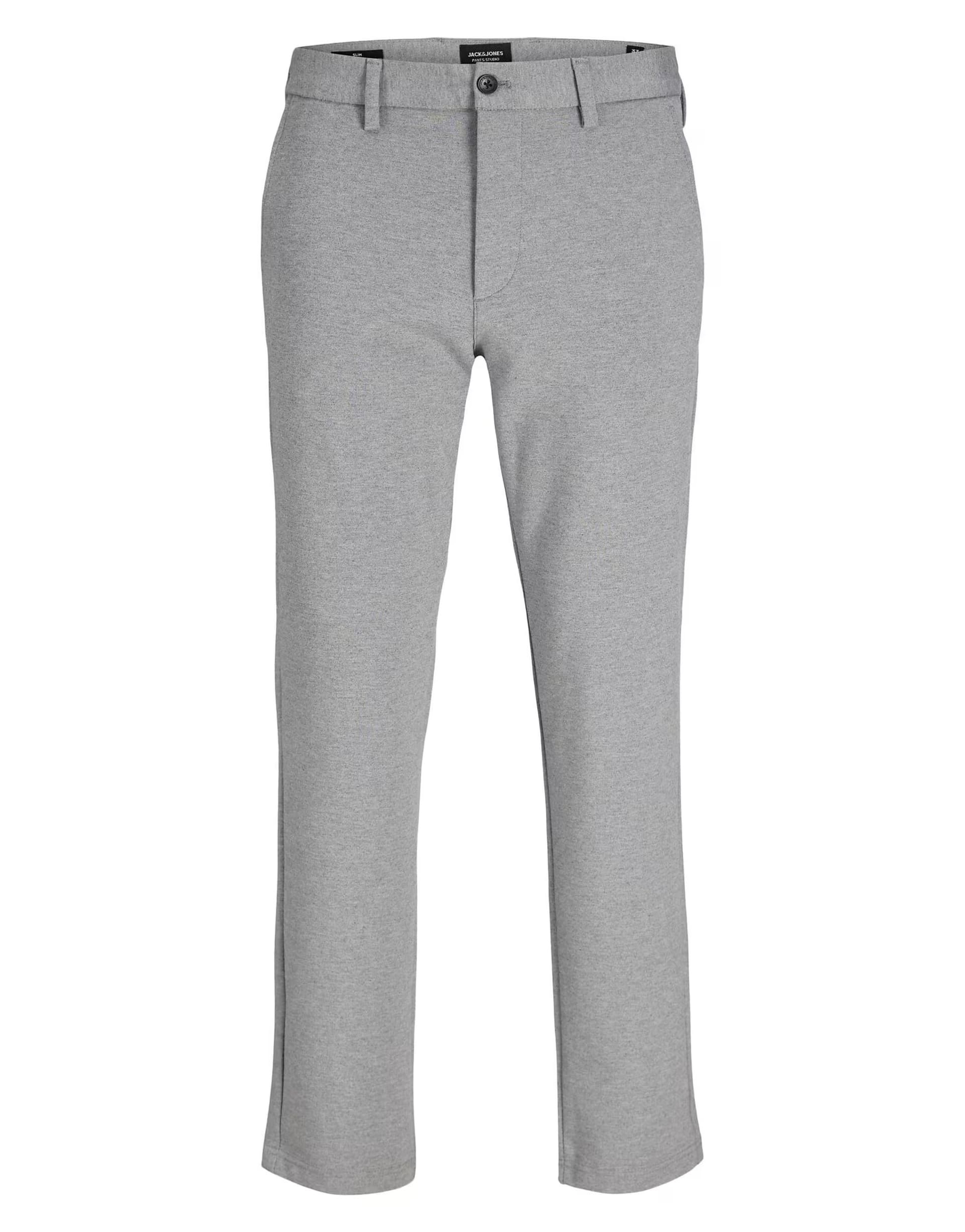 ASOS Jack & Jones Chino trousers in light grey melange