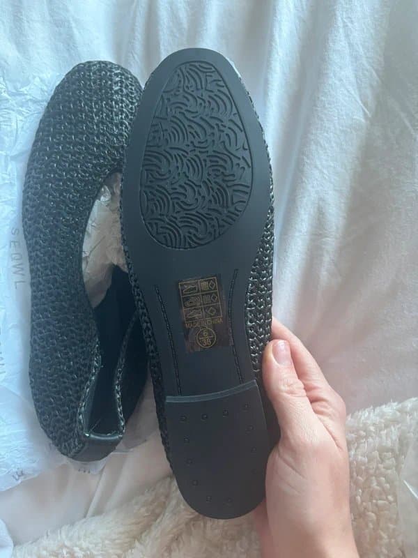 ASOS Crochet / woven ballet flats