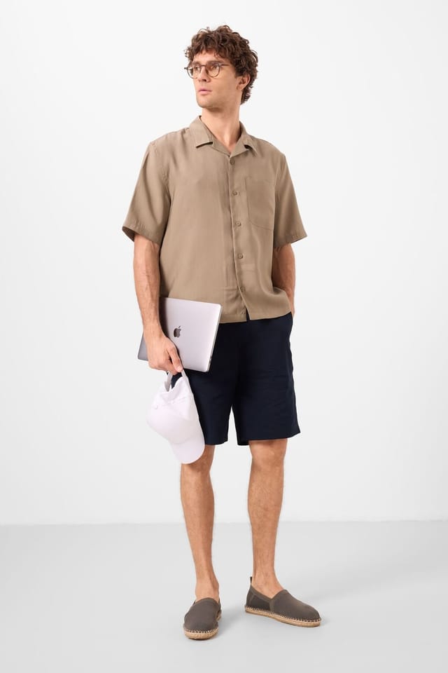 Tommy Life Tommy Life Men's Chino Shorts in Navy - 3