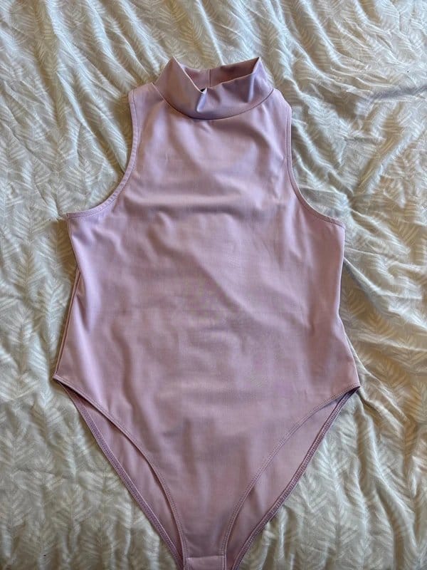 New Look Lilac Turtleneck Bodysuit