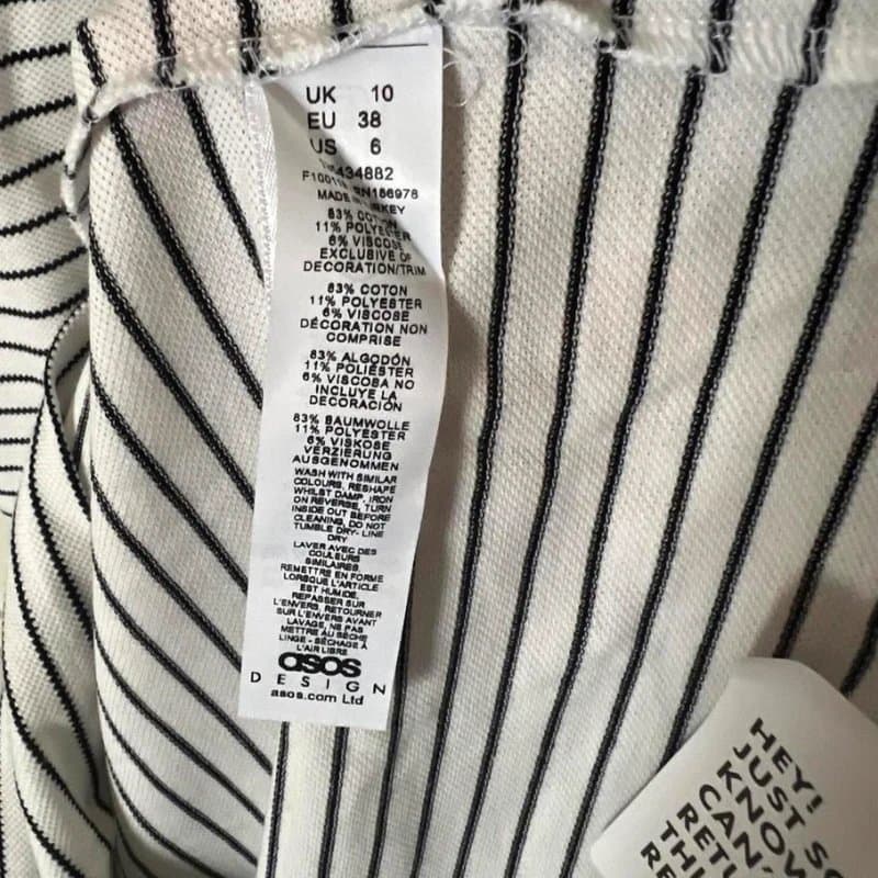 ASOS Design Stripe polo dress