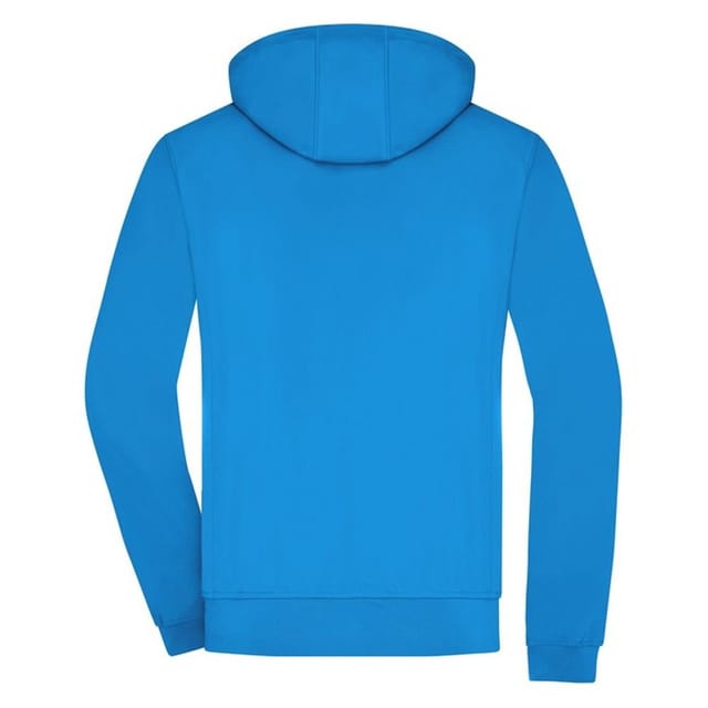 James and Nicholson James and Nicholson Men's Hooded Soft Shell Jacket in Blue - 2