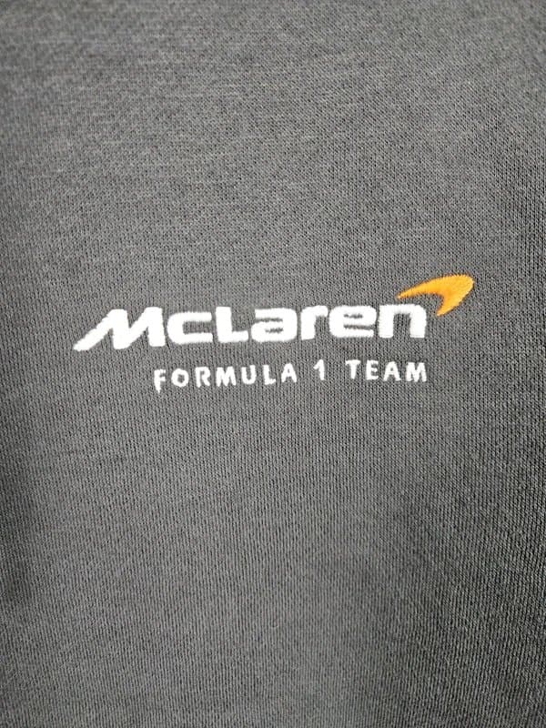 Hollister McLaren F1 Team Hoodie - Hollister Grey Spellout Racing - Mens S