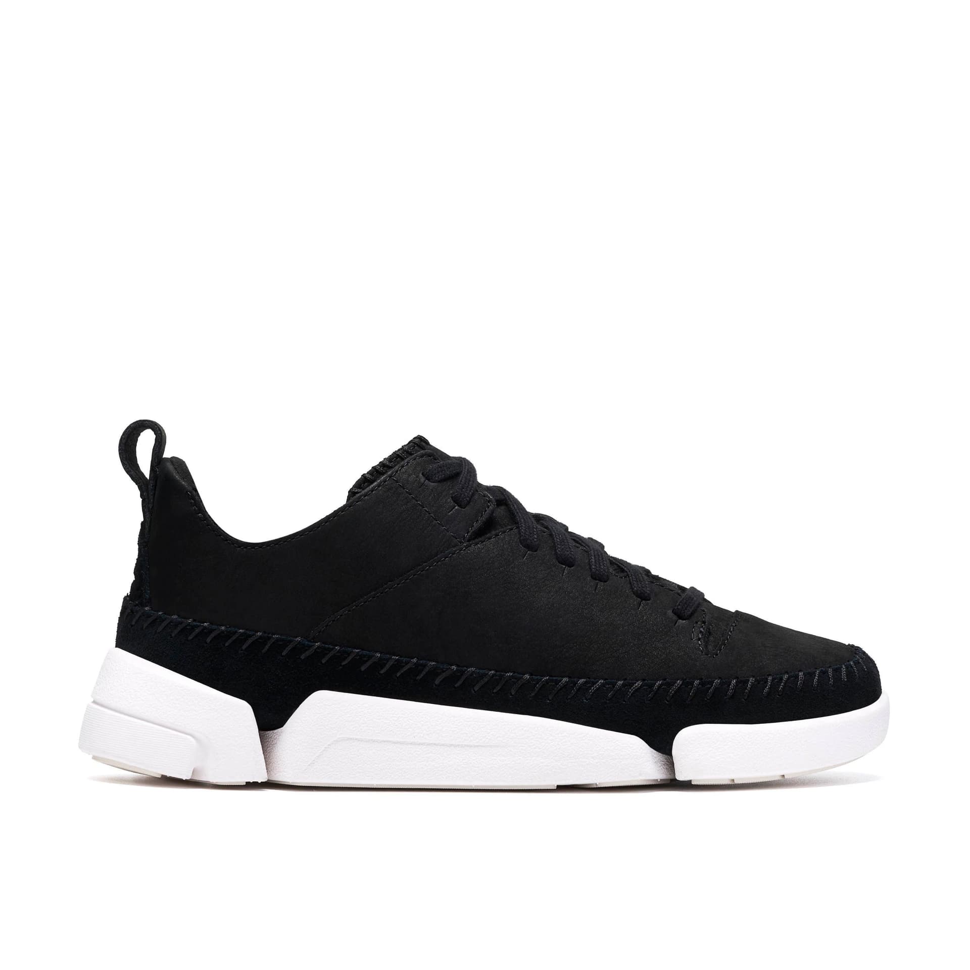 Clarks Clarks Men's Trigenic 2 Flex Black Nubuck Trainers, Lace Up