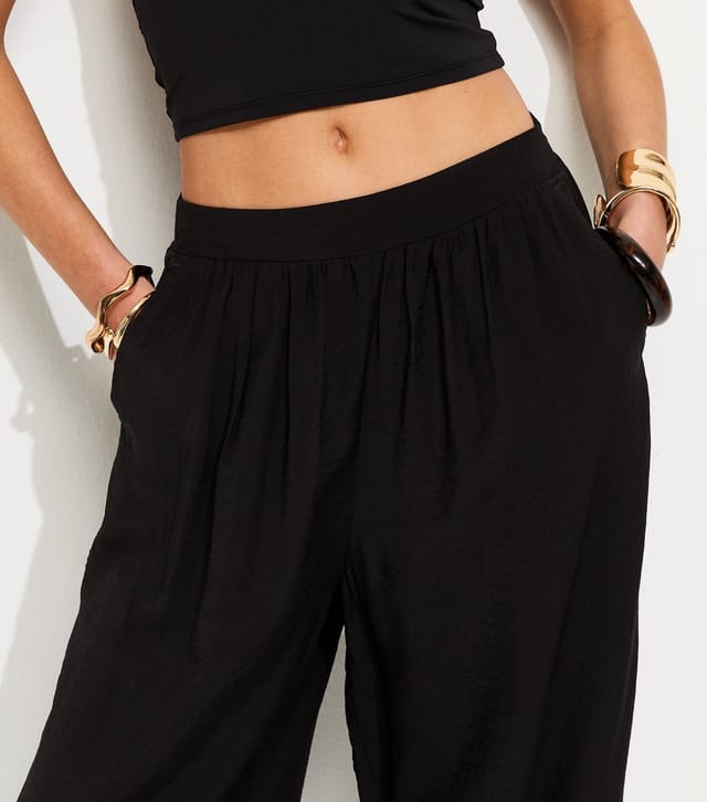 New Look Women's Black Ankle Tie Cuffed Joggers New Look - 3