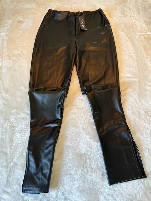 Boohoo Boohoo wet look leggings