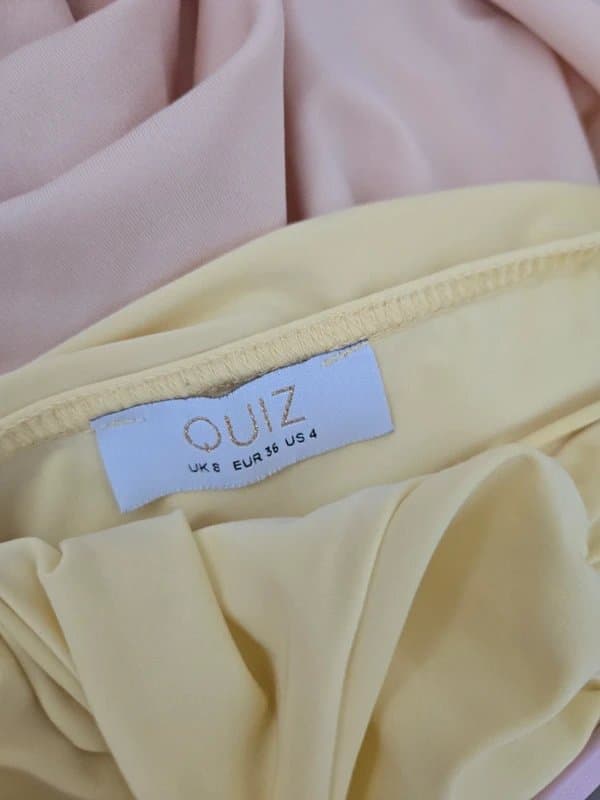 Quiz Yellow Summer Dress by Quiz 8