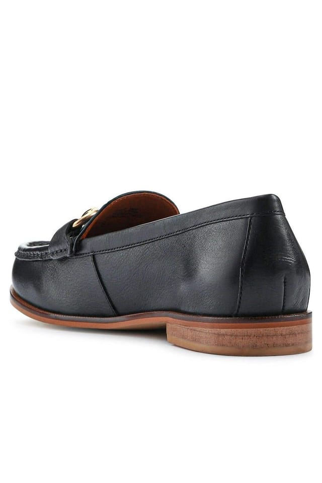 Jones Bootmaker Jones Bootmaker Women's Tadley Leather Loafers in Black - 3