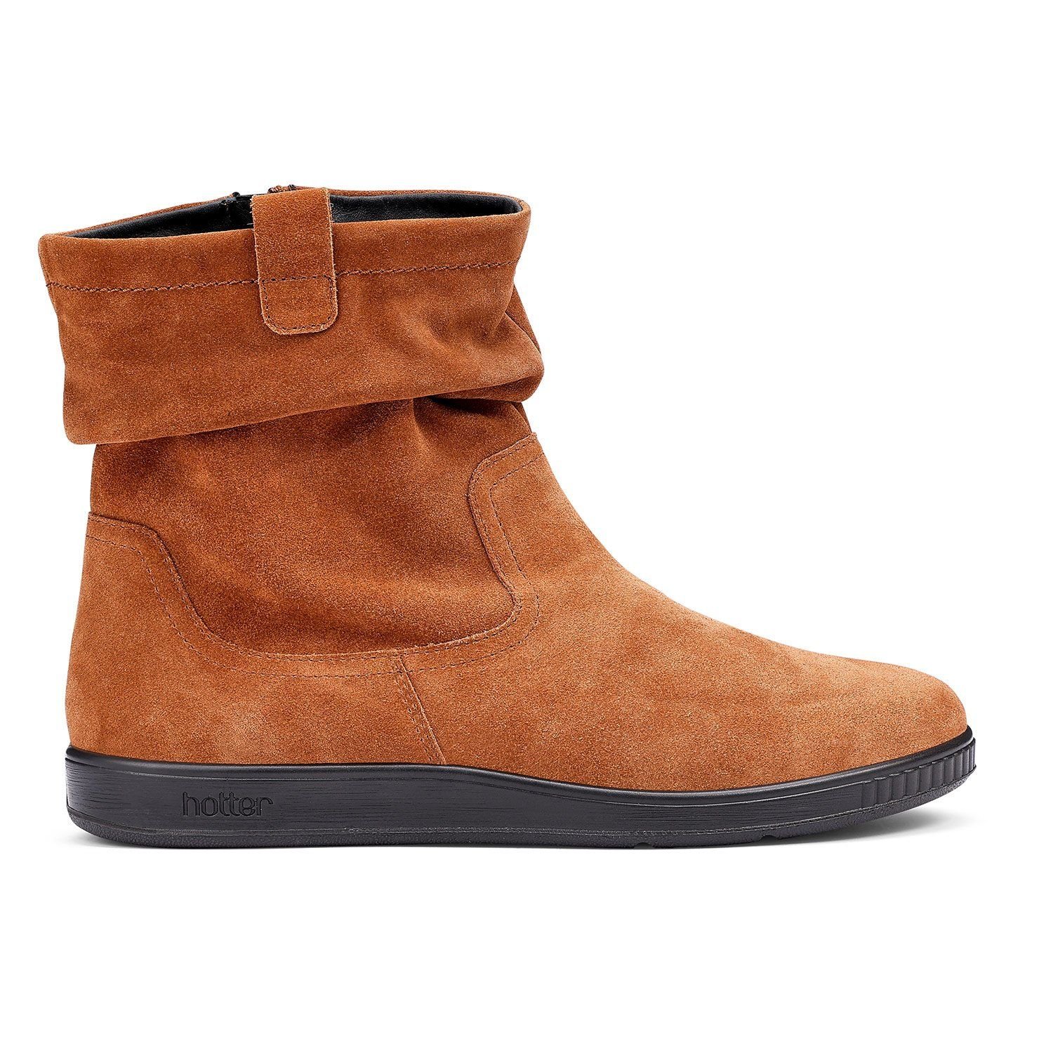 Hotter Hotter Women's Wide Fit 'Sprite' Ankle Boots in Tan - 2