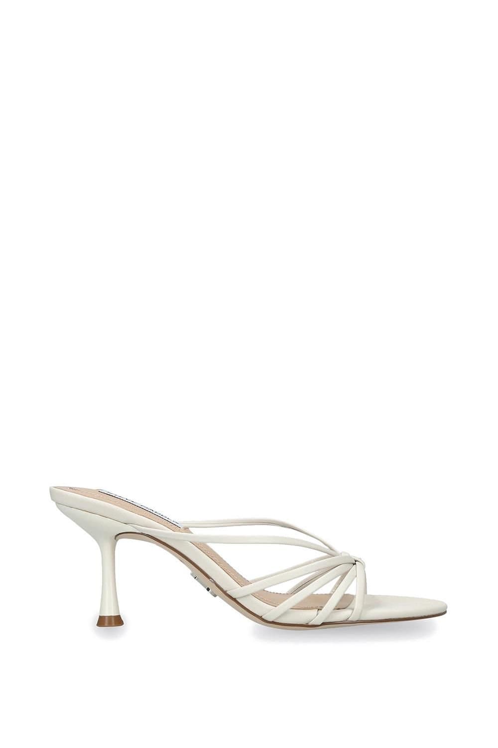 Steve Madden STEVE MADDEN Women's 'Edna White' Leather Heels in White
