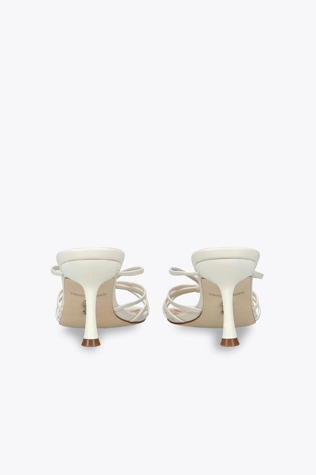 Steve Madden STEVE MADDEN Women's 'Edna White' Leather Heels in White - 3