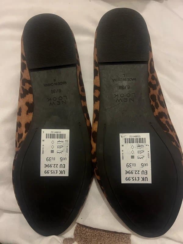 New Look Women’s leopard loafer new look size 6 new