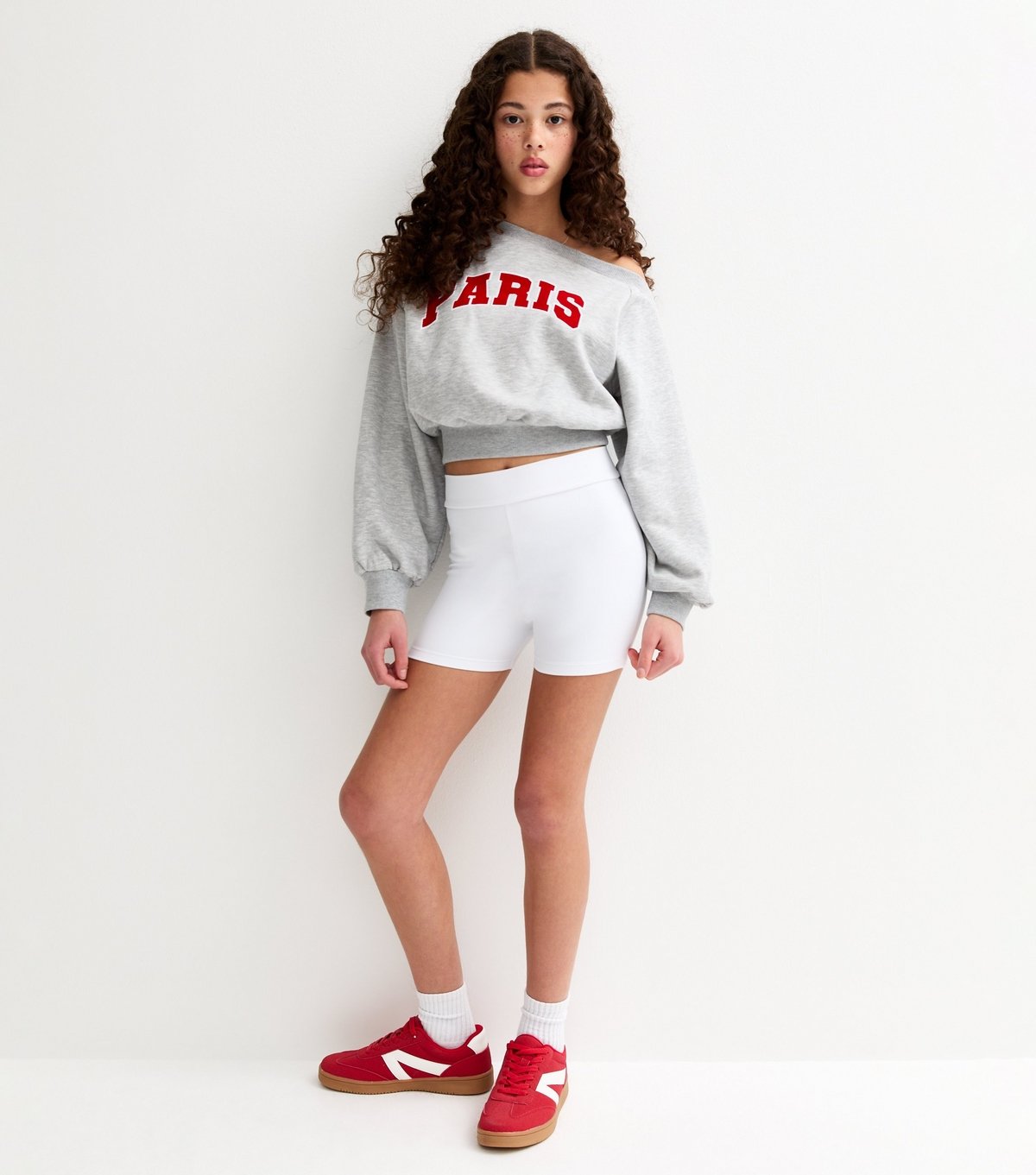 New Look Girls' White Micro Cycling Shorts New Look - 3