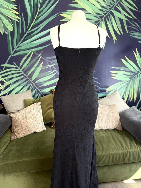 Wanderdoll Wanderdoll Leah Lace Maxi Dress Black